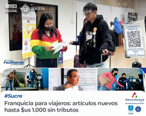 Franquicia para viajeros: artículos nuevos hasta $us 1.000 sin tributos ...