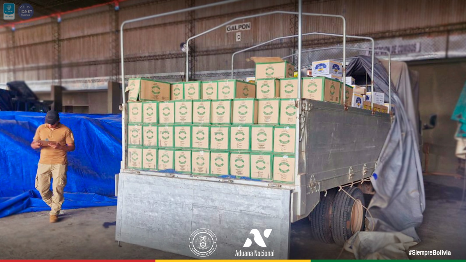 Aduana Nacional decomisa mercancía ilegal en Puerto Margarita, Tarija