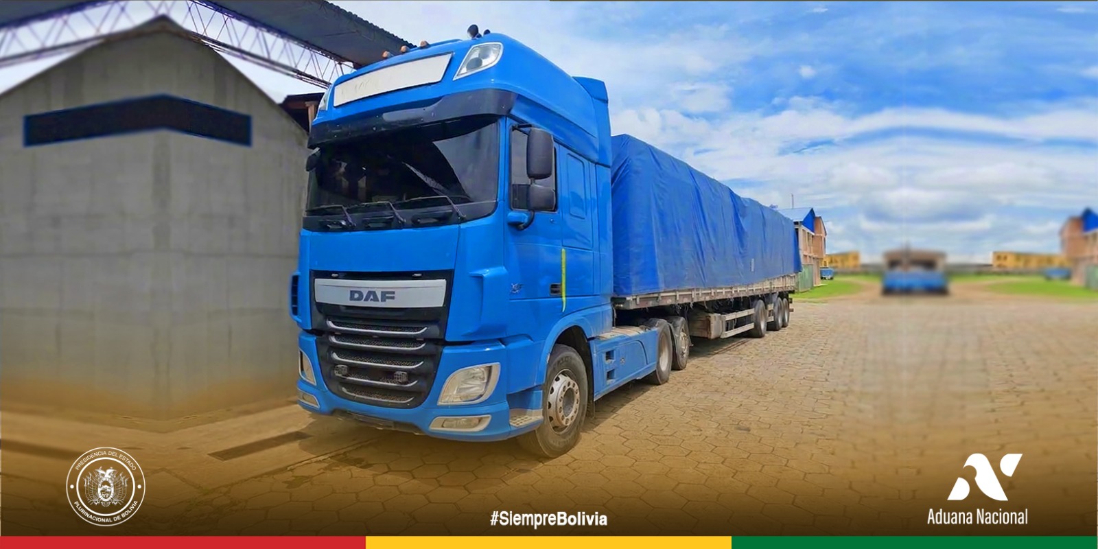 Aduana Nacional decomisa harina de contrabando en Santa Cruz