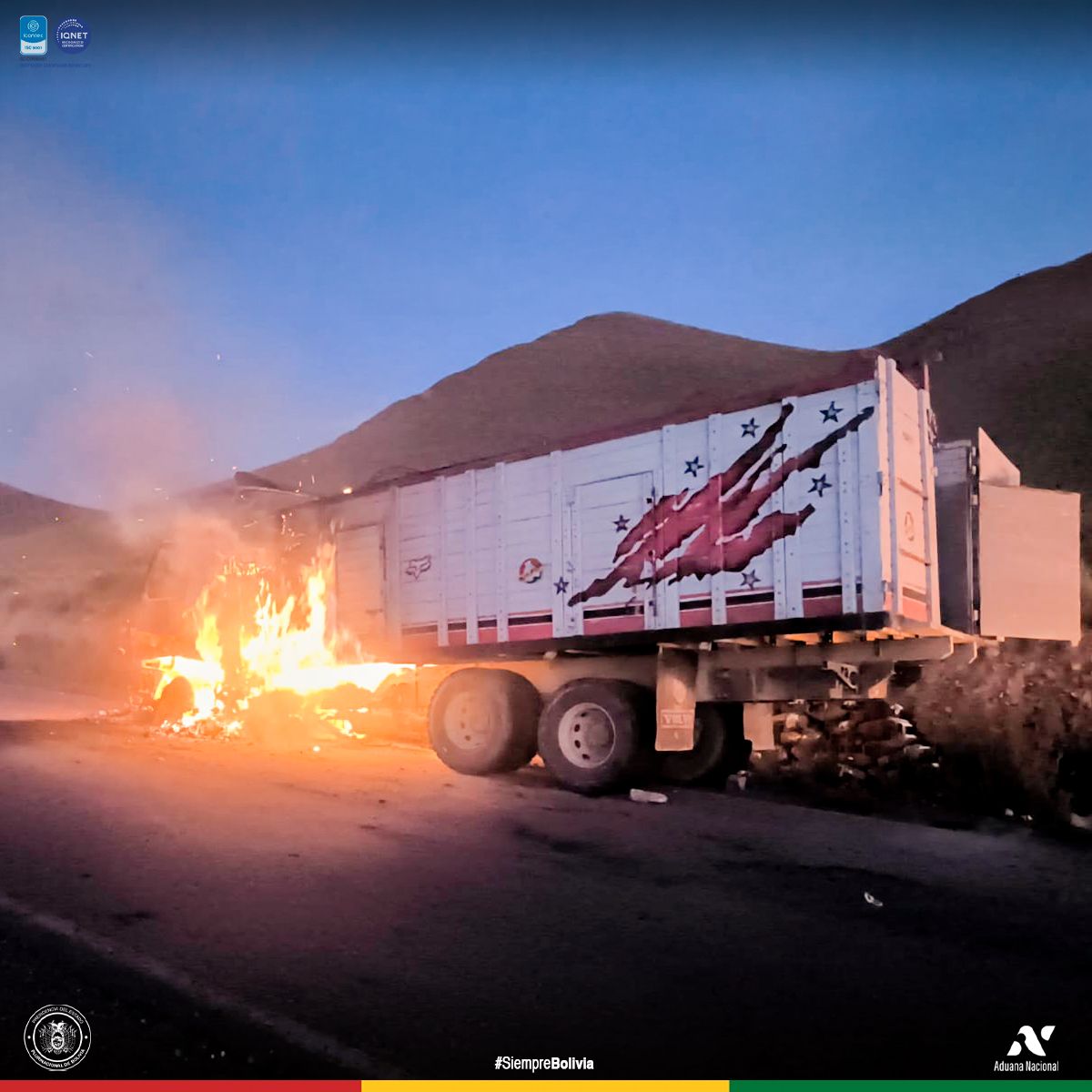 Aduana Nacional incauta y destruye mercancía de contrabando en Copacabana