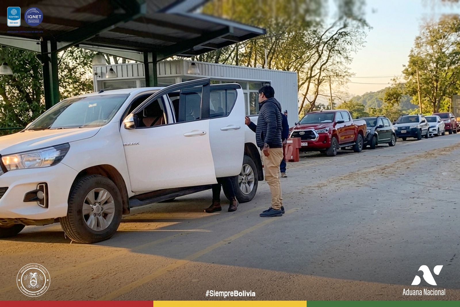 La Aduana Nacional refuerza controles en Bermejo con SIVETUR durante Semana Santa