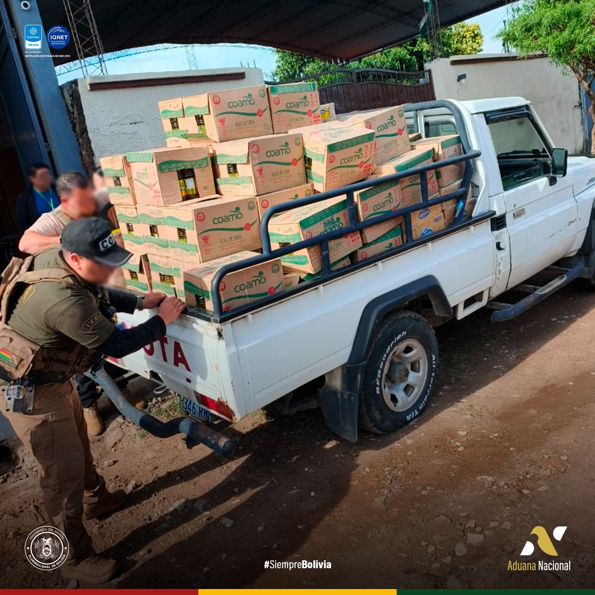 Aduana Nacional intensifica la lucha contra el contrabando en Santa Cruz
