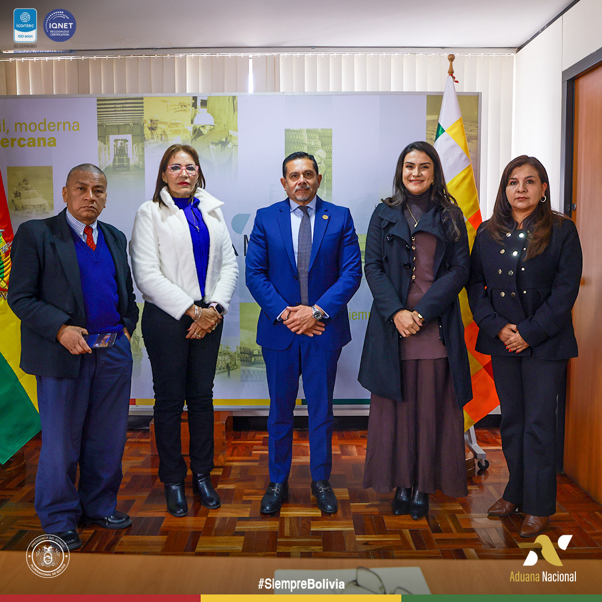 Aduana Nacional coordina acciones con autoridades de Pando para la habilitación del Módulo Temporal Fronterizo Extrema Pando 