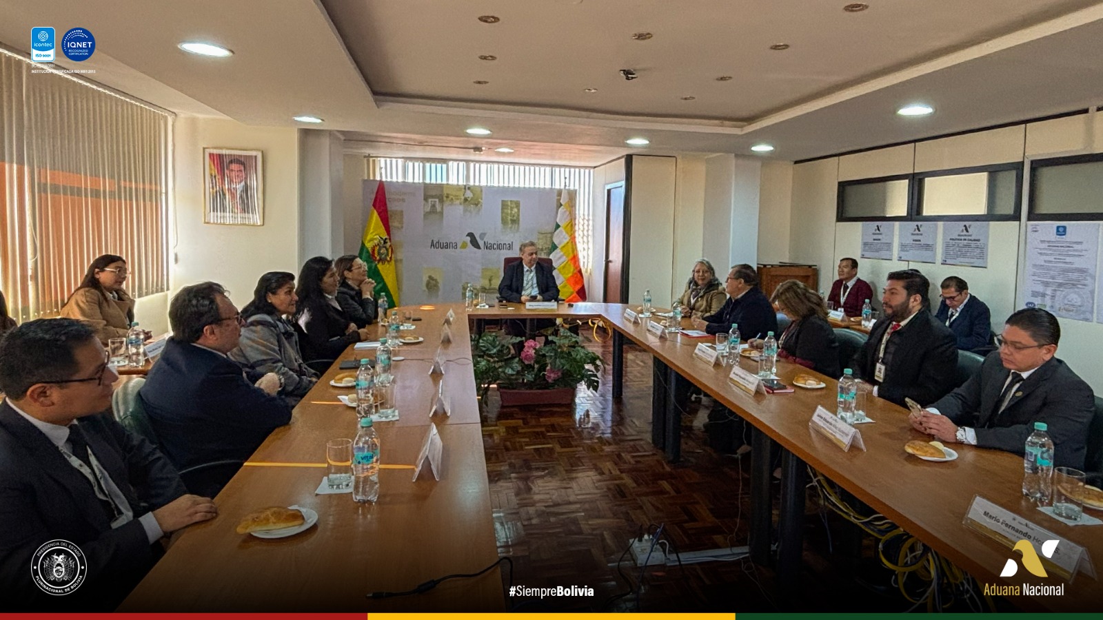 Aduana Nacional inicia auditoría externa para la recertificación de la Norma ISO 9001