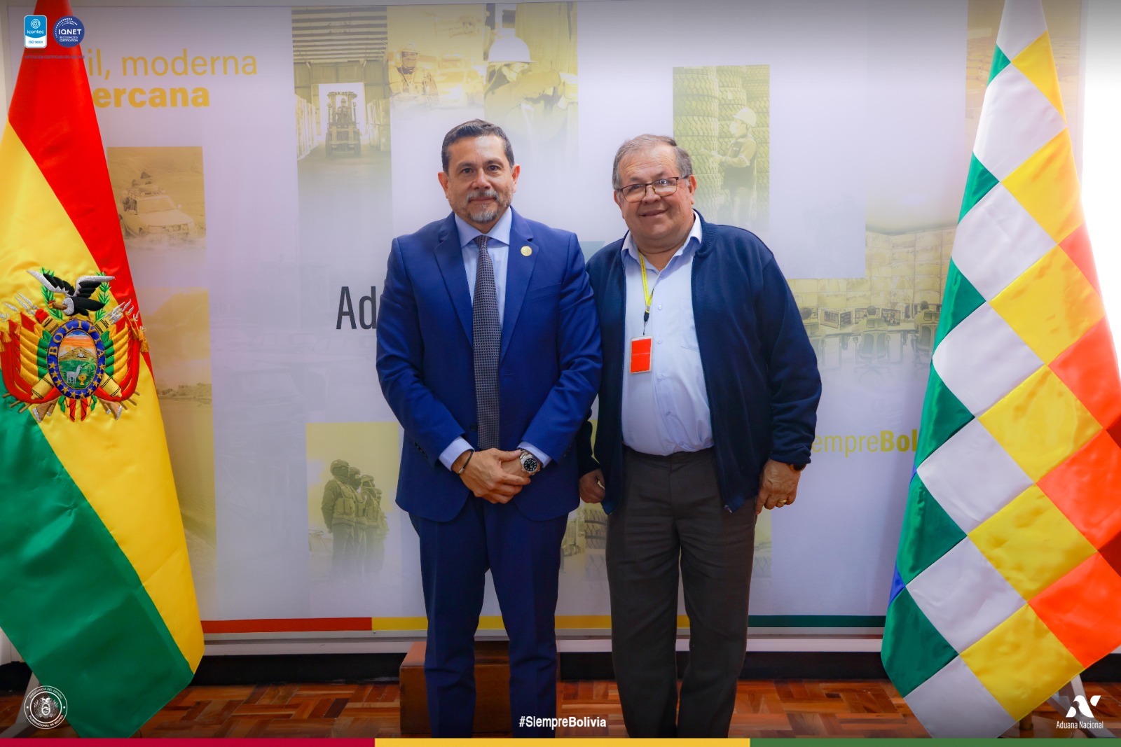 Aduana Nacional concluye con éxito la Auditoría Externa para la renovación de la certificación ISO 9001:2015