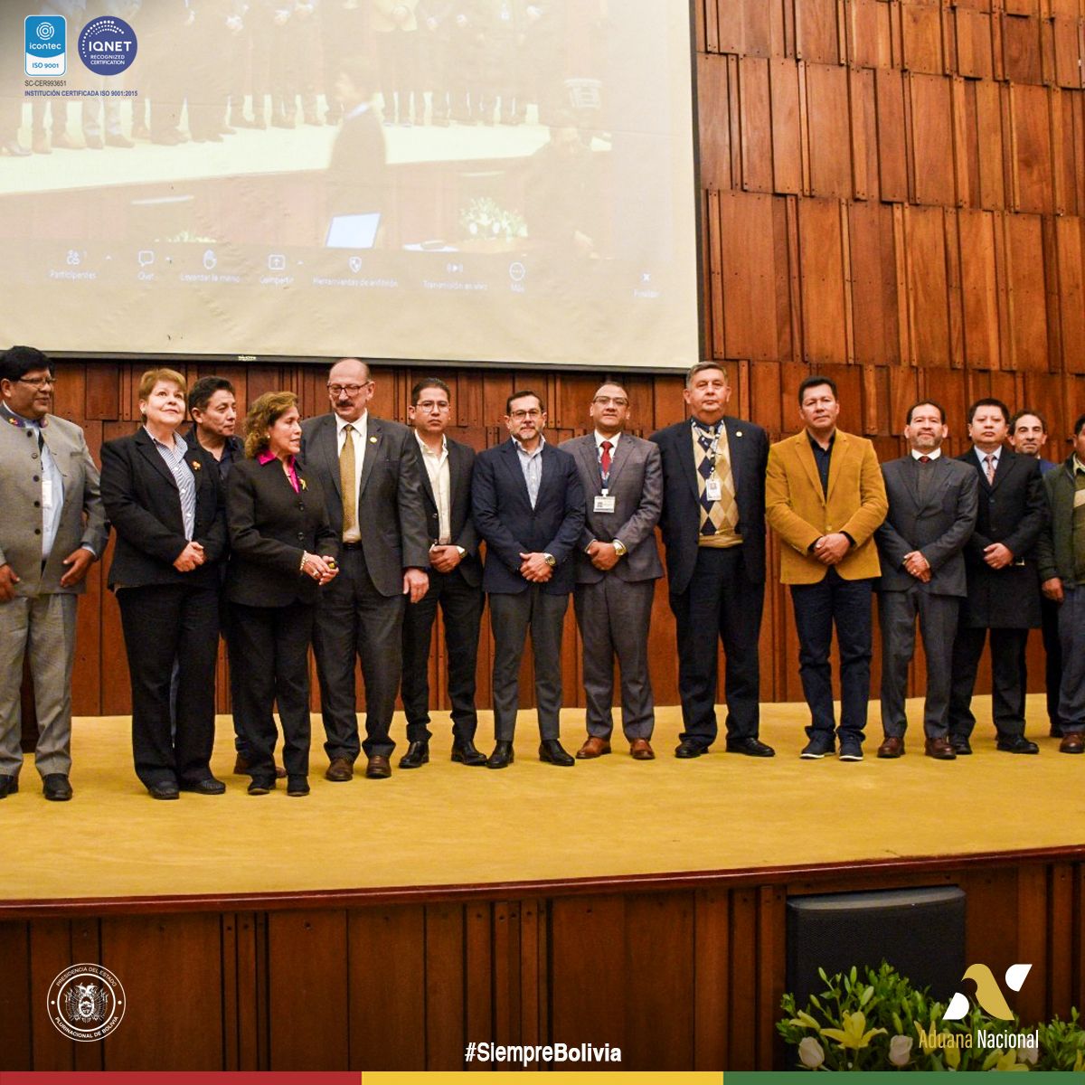 Presidente de la Aduana Nacional participó en conversatorio sobre Gestión Pública Transparente y Control Gubernamental