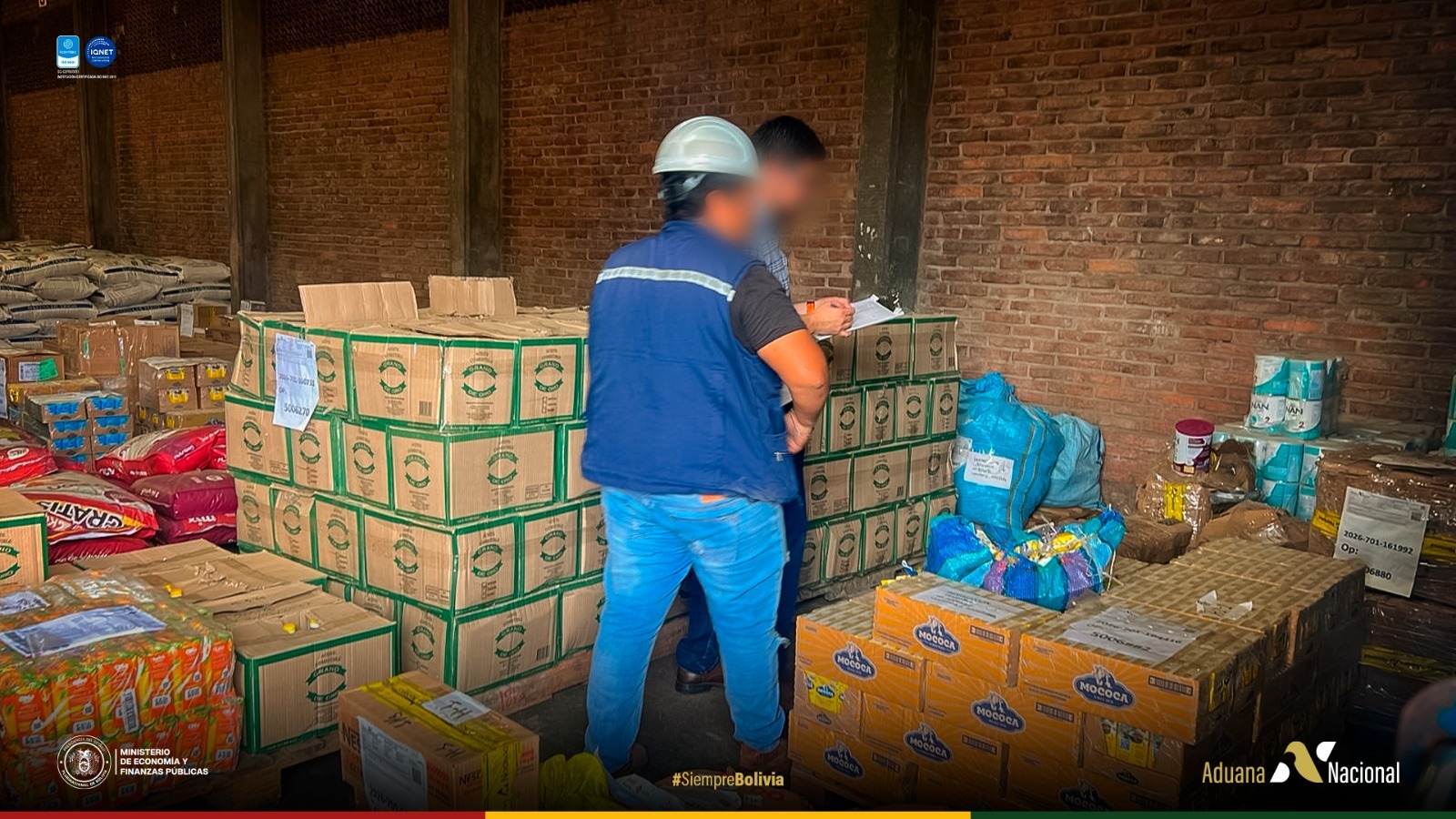 La Aduana Nacional ejecutó la  inutilización de mercancía perecedera en Santa Cruz