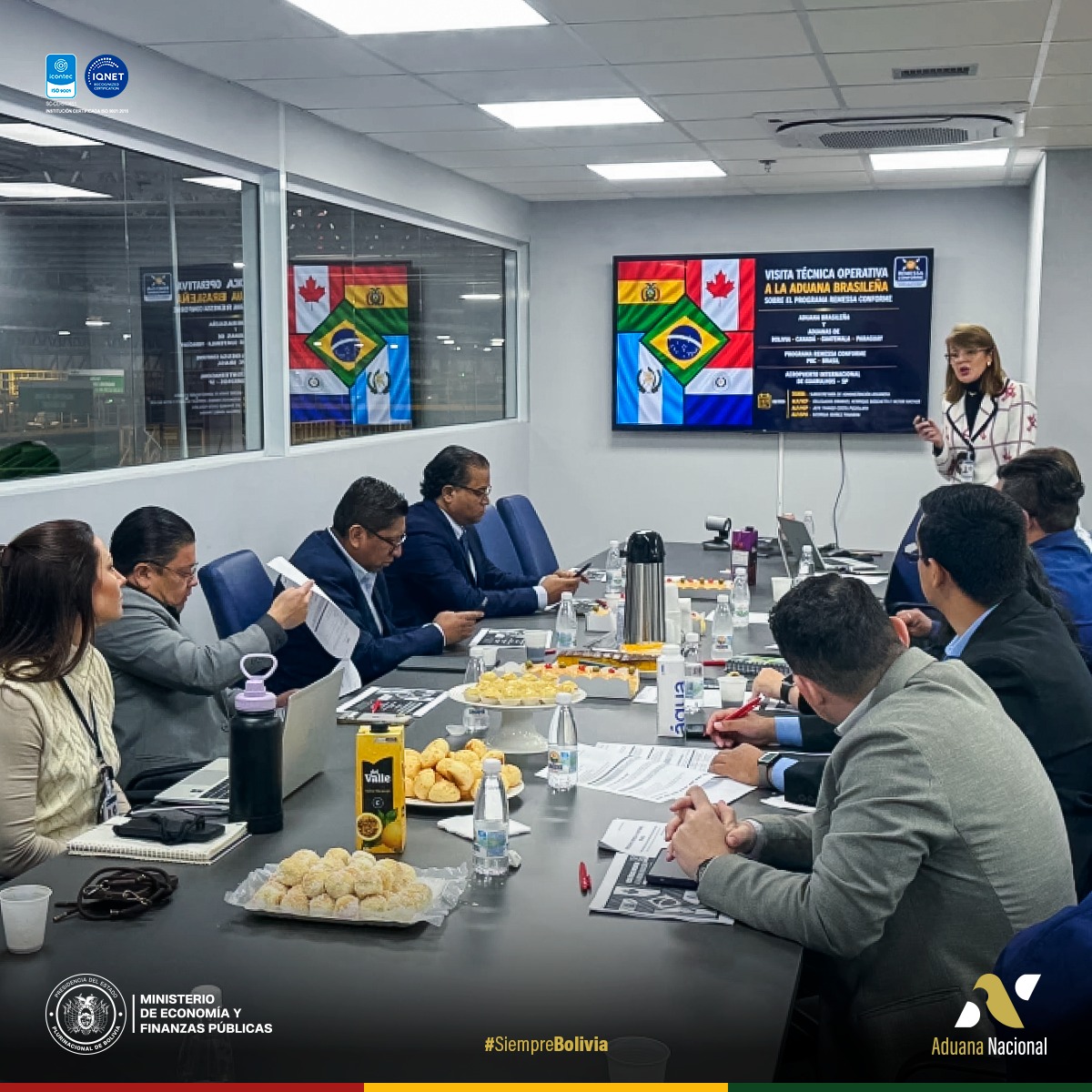Aduana Nacional impulsa modernización de controles aduaneros tras misión técnica en Brasil