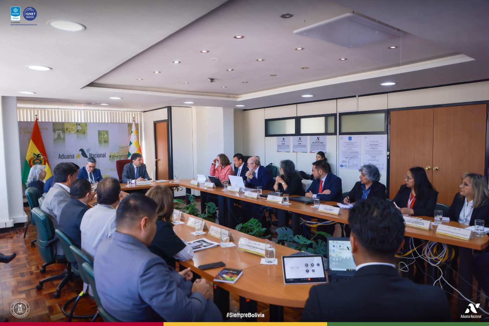 Aduana Nacional y FMI inician misión técnica para fortalecer la modernización y transformación institucional