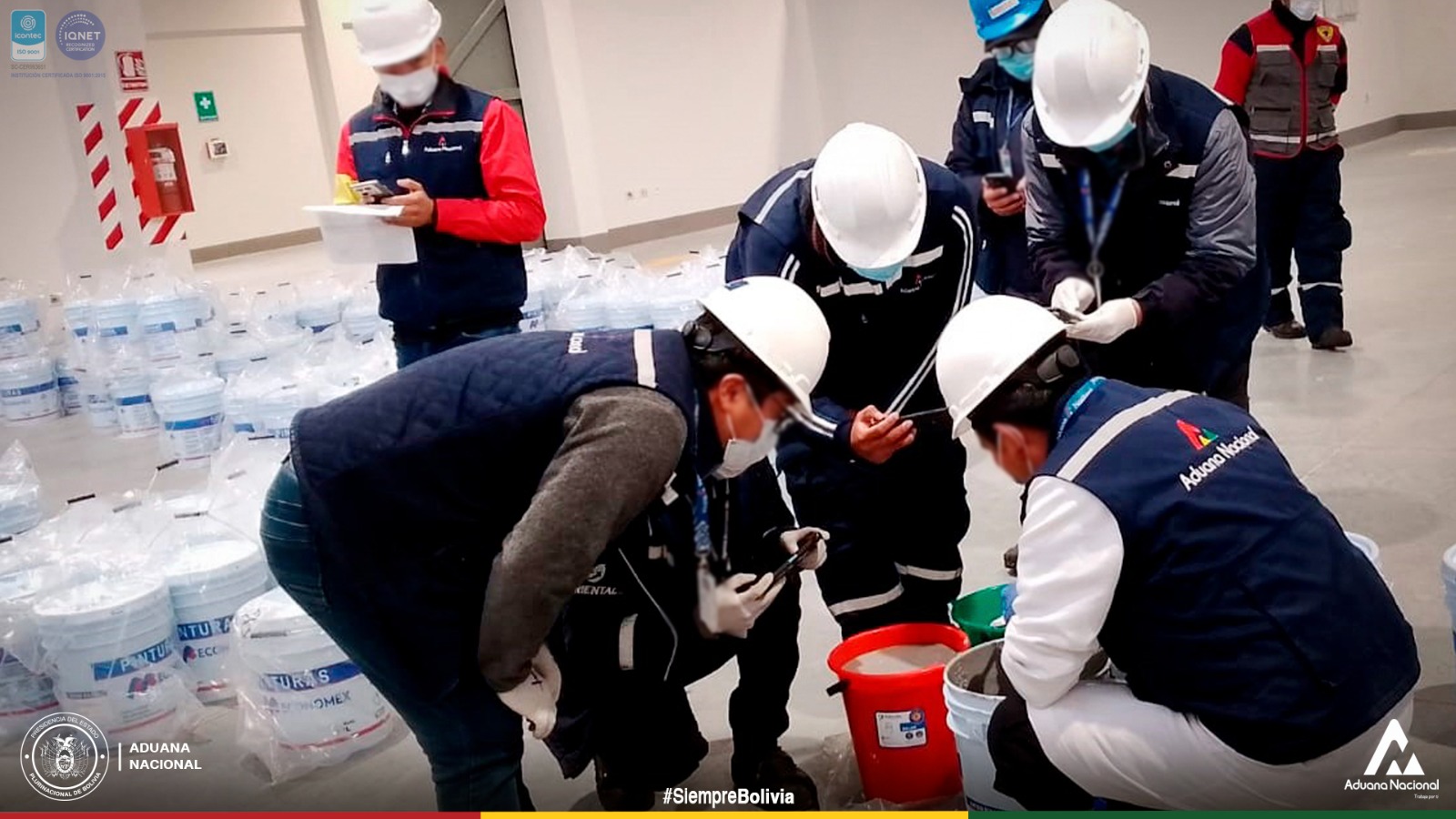 La Aduana Nacional interceptó un cargamento ilícito de mercurio en el paso fronterizo de Tambo Quemado